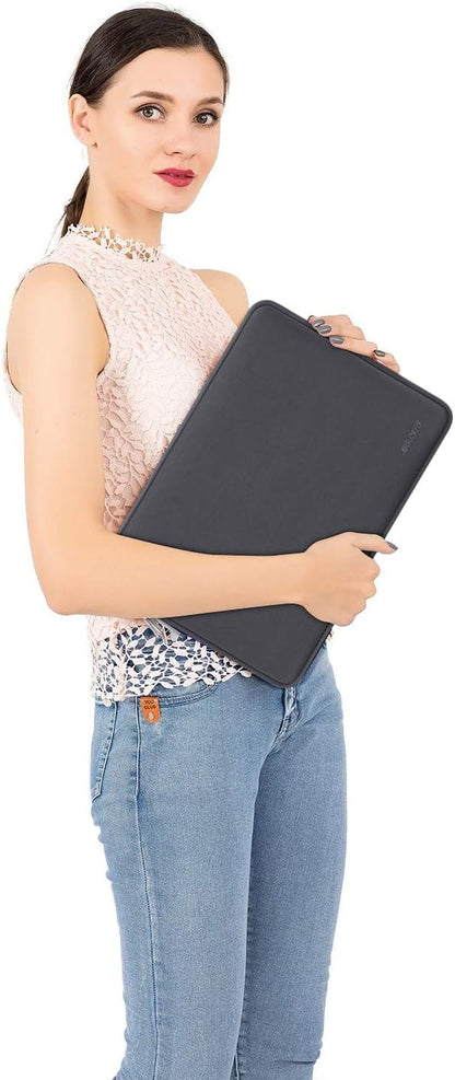 MOSISO Laptop Case 13.3 inch, 13-13.3 inch Laptop Sleeve Bag Compatible with MacBook Air/Pro 13/Pro 14 M5 M4 M3 M2 M1, HP Dell ASUS Lenovo, Neoprene Computer Sleeve Bag with Small Case, Baby Pink - Colors A
