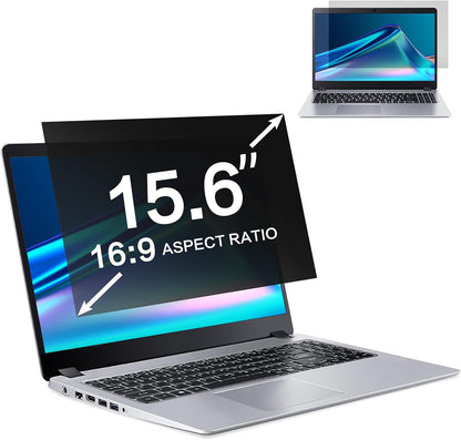 ZOEGAA 14 Inch Laptop Privacy Screen Filter, for 16:10 Widescreen Monitors -Dell HP Acer Samsung Lenovo ASUS Toshiba, Removable Privacy Screen Anti-Peeping, Anti Blue Light Blocking and Anti Glare
