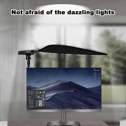 Office Desk Shade and Cubicle Shade: Blocks Light Glare and Disturbances. Office Partition Shade to Block Overhead Light & Reduce Monitor Glare, Portable Light Shield for Computer Monitors and Laptops
