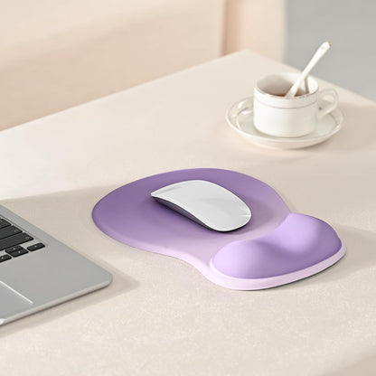 EooCoo Ergonomic Mouse Pad with Gel Wrist Rest Support, Middle Concave Design for Natural Wrist Alignment, Non-Slip Base Mousepad for Laptop, Computer, Office Desk Accessories, Carpal Tunnel Syndrome