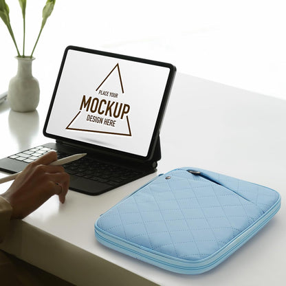 MoKo 9-11 Inch Tablet Sleeve Carrying Case with Handle, Padded Protective Travel Bag for New 11-inch iPad Air 4 2026/Pro M5/ A16, iPad 10th/Air 5/4th 10.9, i-Pad 9/8th 10.2,Tab S9/S8 11, Black