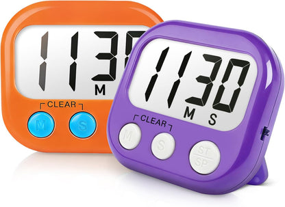 Classroom Timers for Teachers Kids Large Magnetic Digital Timer Teacher Supplies 2 Pack-Blue Green