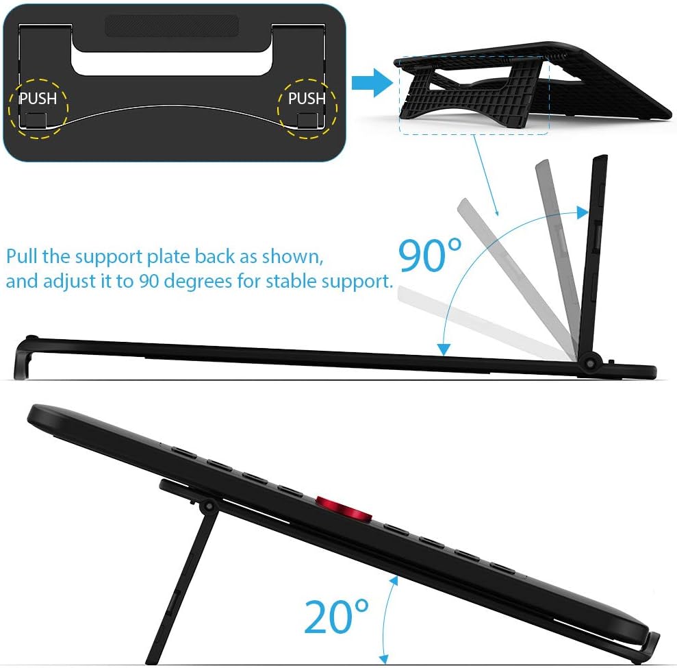 XPPen AC41Drawing Tablet Stand Holder for XPPen Artist12, Artist12 Pro, Artist 13.3 Pro/15.6 Pro, Artist 13.3 Pro V2, Artist 15.6 Pro V2, Artist Pro 14/16 Gen2 Drawing Tablet with Screen
