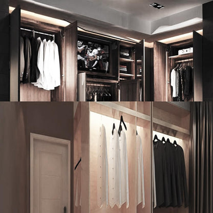 Motion Sensor Light Indoor, Closet Lights Motion Sensored, Battery Operated Cabinet Lights Strip, White Under Cabinet Lighting, Under Counter Lights for Kitchen, Led Strip Lights for Bedroom