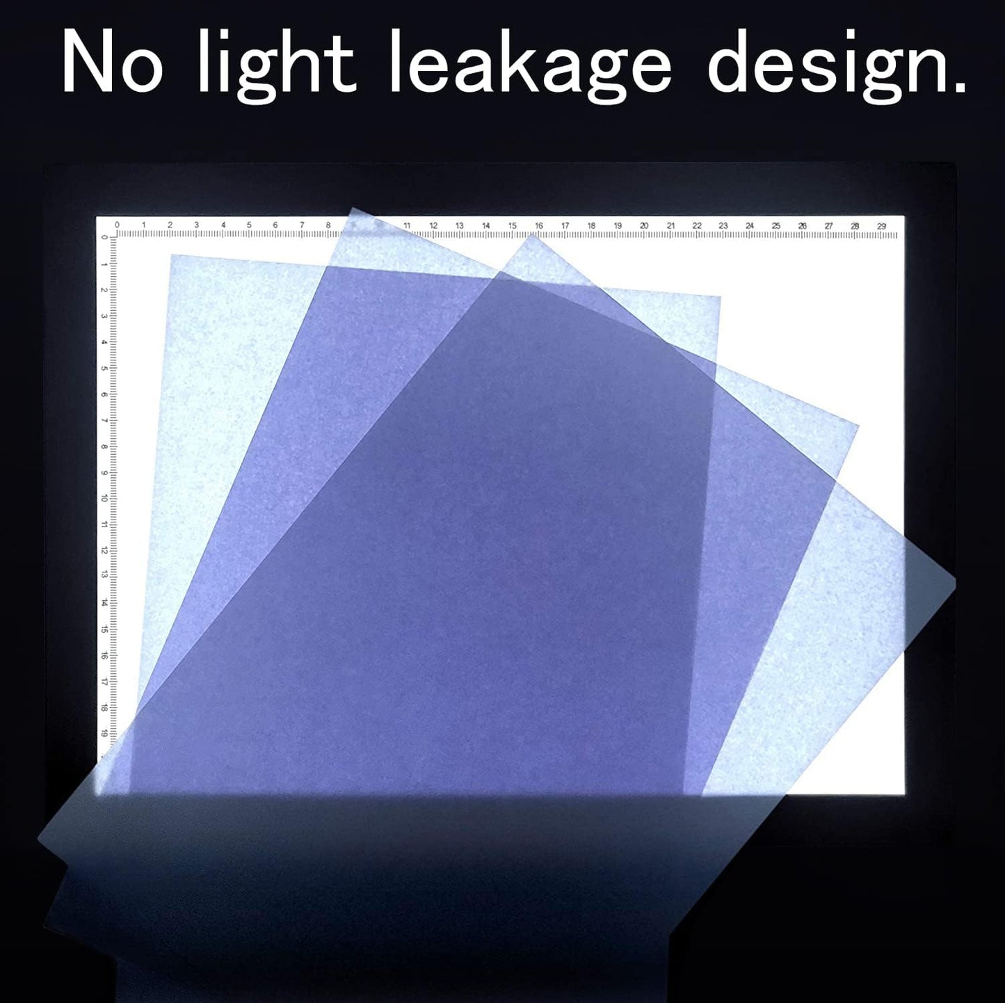 Big Sale ! A4 LED Light Box for Tracing, 60 LEDs Light Pad with Scale Ultra-Thin Continuously Brightness Adjustment USB LED Copy Board for Tracing, Tattoo Drawing or X-ray Viewing.