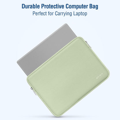 MOSISO Laptop Case 13.3 inch, 13-13.3 inch Laptop Sleeve Bag Compatible with MacBook Air/Pro 13/Pro 14 M5 M4 M3 M2 M1, HP Dell ASUS Lenovo, Neoprene Computer Sleeve Bag with Small Case, Baby Pink - Colors A