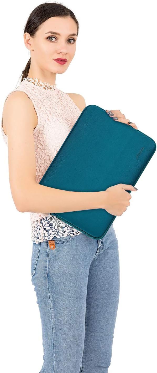 MOSISO Laptop Case 13.3 inch, 13-13.3 inch Laptop Sleeve Bag Compatible with MacBook Air/Pro 13/Pro 14 M5 M4 M3 M2 M1, HP Dell ASUS Lenovo, Neoprene Computer Sleeve Bag with Small Case, Baby Pink - Colors A