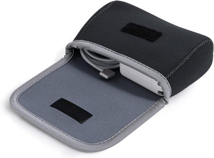 LENTION Storage Small Pouch Bag Cases for Accessories Laptop MacBook Power Adapter, Wireless Mouse, iPhone Charger, Cellphone, Power Bank, Cord Travel Cable Electronic Organizer - Dark Gray
