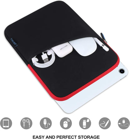 Lacdo Tablet Sleeve Case for 11 inch iPad A16 / 11 inch iPad Air M4 M3 M2 / 11" iPad Pro M5 M4 / 10.9" iPad /10.2" iPad /10.9" ipad Air / 11 Inch Samsung Galaxy Tab A9+ Bag, Fit Magic Keyboard, Black