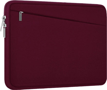 Laptop Sleeve 15.6 inch, Durable Computer Carrying Bag Protective Case Briefcase Handbag with Front Pocket, Slim Laptop Cover for 15-16 Inch HP, Dell, Lenovo, Asus, Notebook, Black