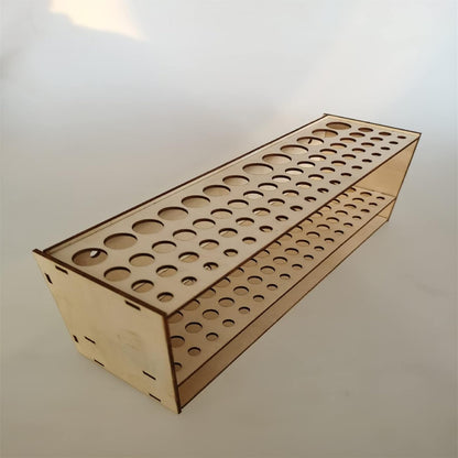 Brush Holder Paintbrush Holder 67 Holes Paint Brush Holders and Organizers Wall Mount Or Freestanding Desk Organizer Stand Holder For Pencils, Pens Stationary Supplies For Men Women