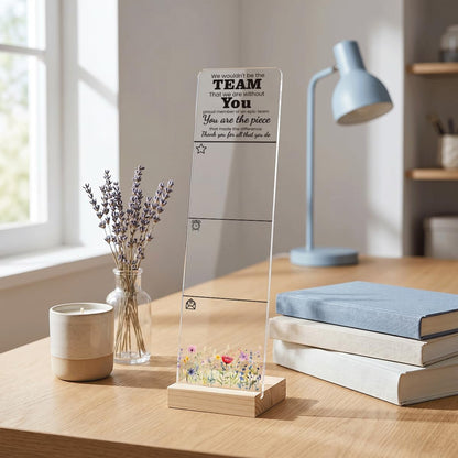 Sticky Note Holder Acrylic Monitor Memo Board Desk Organizers and Accessories Desk Decor Post It Note Holder with 200Pcs Sticky Notes Funny Sarcastic Office Positive Desk Sign