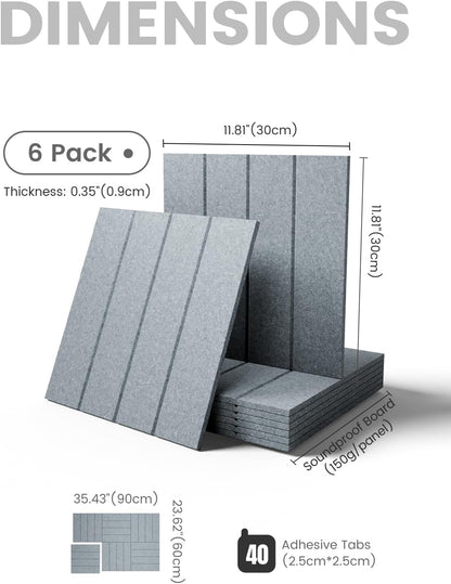 Fluxynara Large Felt Bulletin Board 48" x 36" Cork Board Alternative-12 Pack with 70 Safe Removable Adhesive Tabs, Cork Boards for Walls Cork Board for Home Office Classroom Pin Board (Oatmeal)