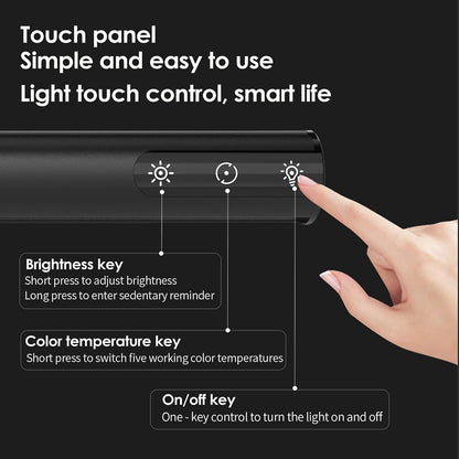 BY-J PC Screen Lamp with Remote Control, Adjustable Screen Light Automatic Dimming, LED USB Computer Lamp 17 in Monitor Light Bar Lighting for Office Gaming