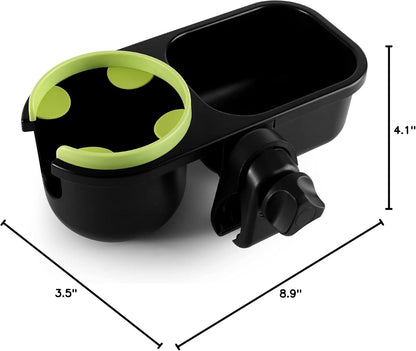 Accmor Stroller Cup Holder, Universal Cup Holder for Uppababy Nuna Doona Strollers, Bottle Drinks Holder for Wheelchair, Walker, Bike, Scooter