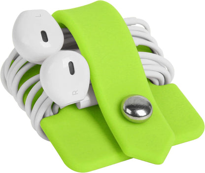 Headphone Case Cord Organizer Earbuds Holder Earphones Case Wrap Winder Headset Keeper Cord Manager Cable Organizer Black | Cord Organizer