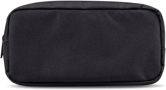 Universal Electronics/Accessories Soft Carrying Case Bag, Durable & Light-weight,Suitable for Out-going, Business, Travel and Cosmetics Kit (Small-Black)