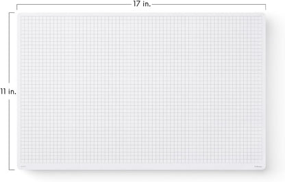 Notsu Dot Grid Desk Notepad 2 Pack | Minimalist Dotted Memo Mouse Pads with Premium Thick Paper, Small 5.5" x 8.5"