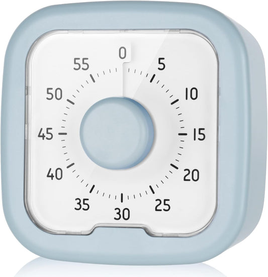 60 Minute Visual Timer,Time Timer Home,Silent Pomodoro Timer and Adults,Countdown Clock Management Tool for Classroom Home Office (Pink)