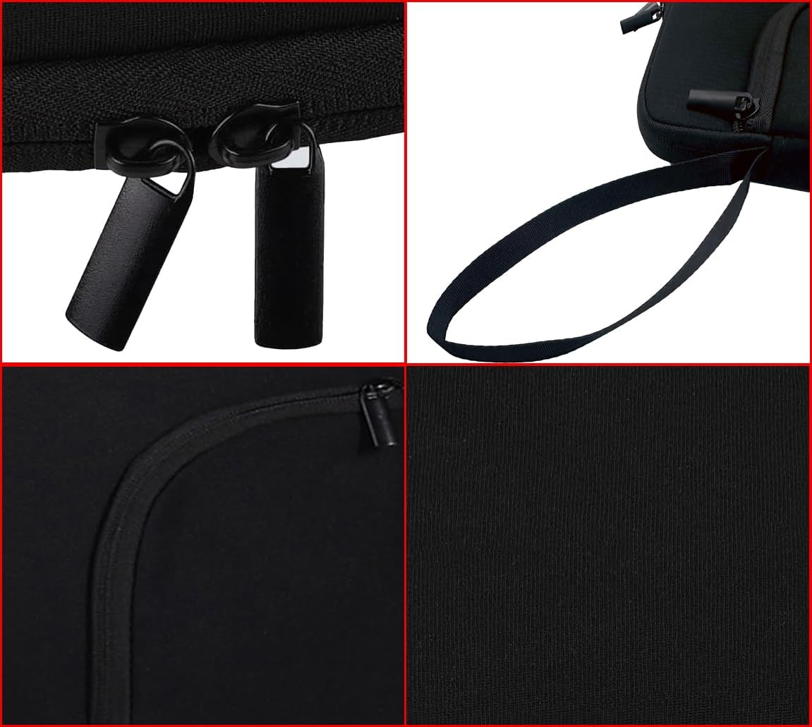 Wanty Neoprene Carry Case Sleeve Bag with Zipper Compatible with MX Keys Advanced Wireless Illuminated Keyboard/Craft Illuminated Wireless Keyboard