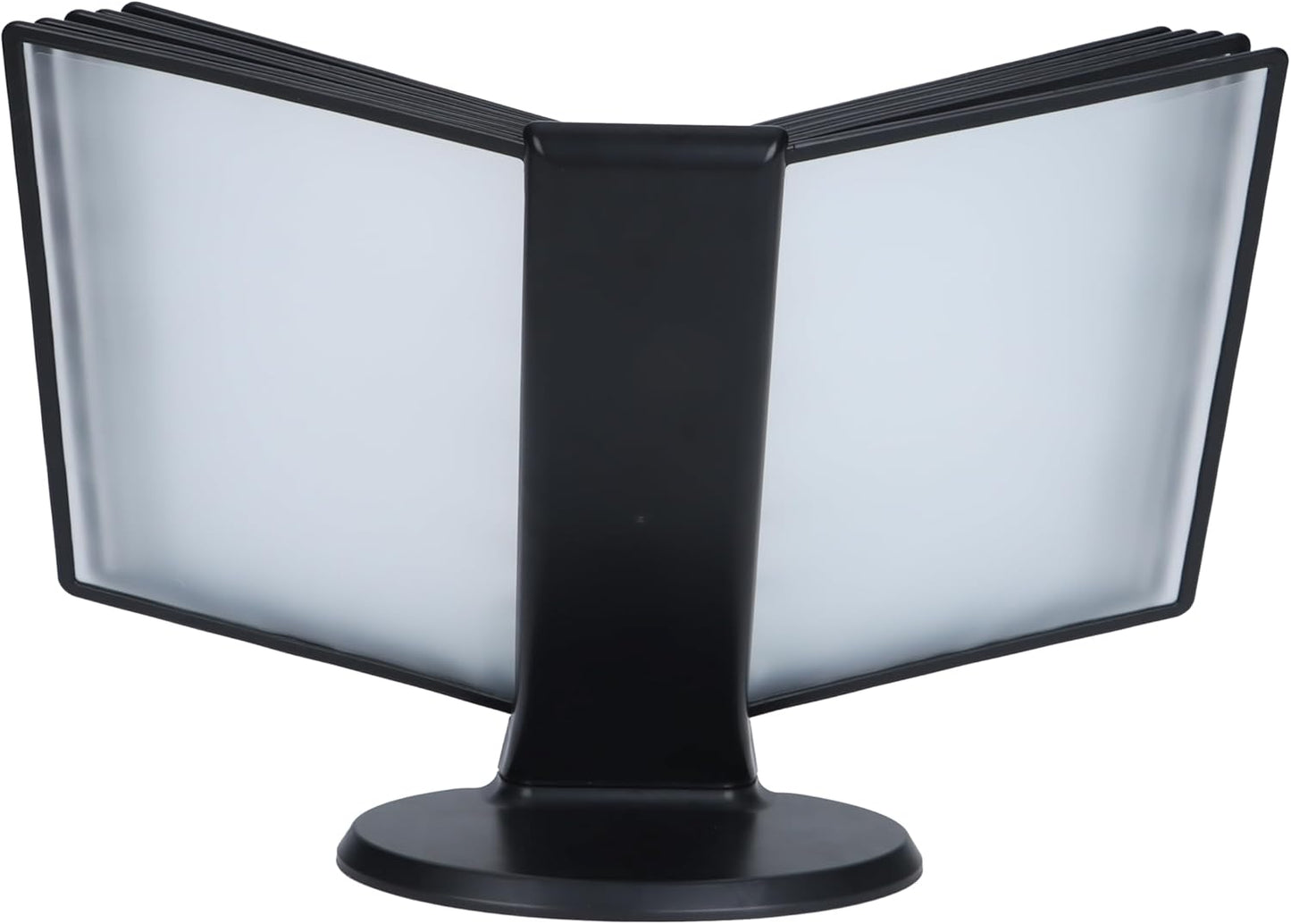 IRSTBL - Desk Reference Organizer Holder with Stand - 10 Pocket Desktop Binder System for Office, Classroom or Home