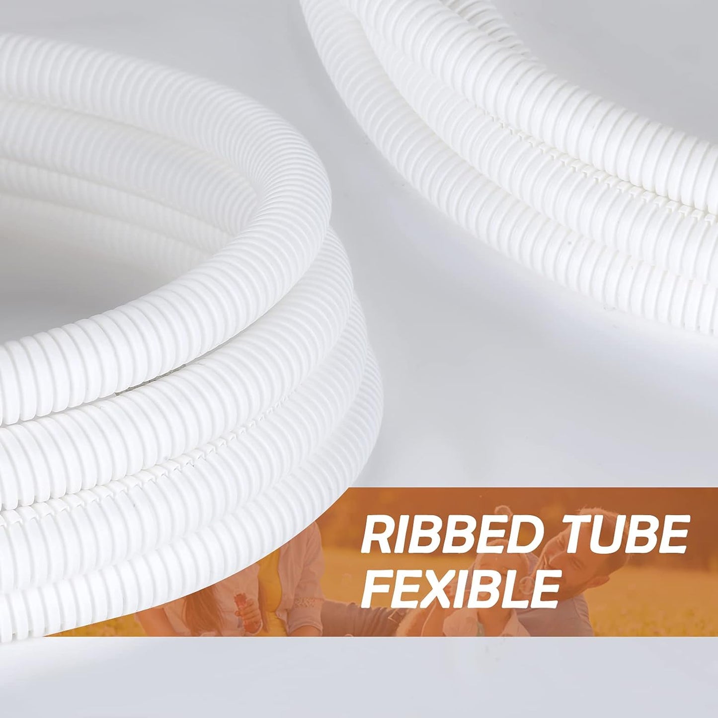 ZhiYo 100 FT 1/4” Wire Loom Split Tubing Auto Wire Conduit Flexible Cover