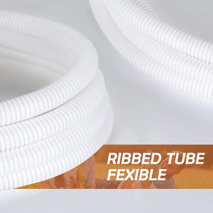 ZhiYo 100 FT 1/4” Wire Loom Split Tubing Auto Wire Conduit Flexible Cover