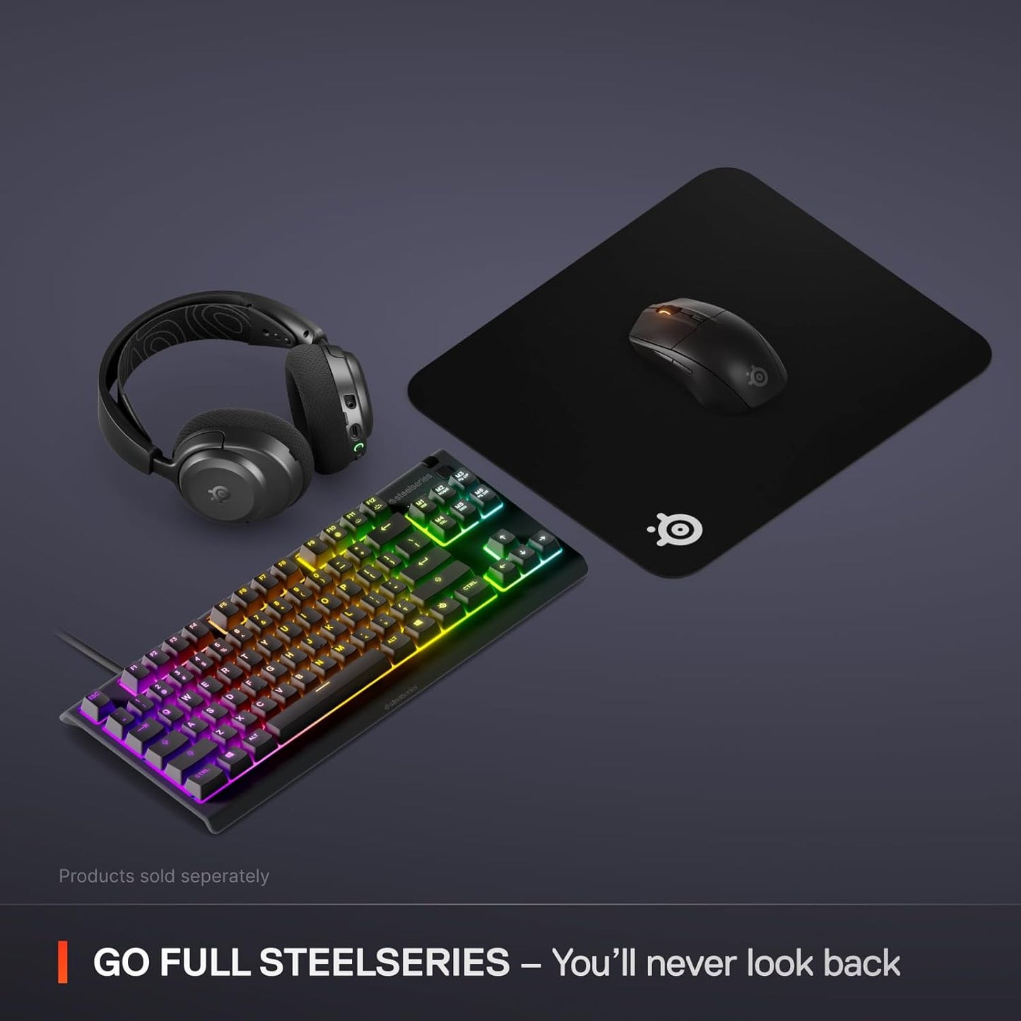 SteelSeries QcK Gaming Mouse Pad - XXL Cloth - Peak Tracking and Stability - Esports Mousepad - Never-Slip - Full Desk Coverage