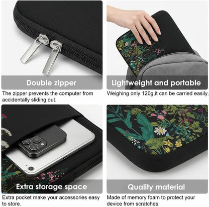 Laptop Sleeve for MacBook Neo/Air/Pro 13 inches A18/M5/M4/M3/M2/M1 Chip 2026-2020 A3404 A3449 A3240 A3113 with 2 Pockets Tablet Bag Case Accessories (Bright Pink)