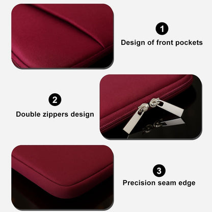 Laptop Sleeve for MacBook Neo/Air/Pro 13 inches A18/M5/M4/M3/M2/M1 Chip 2026-2020 A3404 A3449 A3240 A3113 with 2 Pockets Tablet Bag Case Accessories (Bright Pink)
