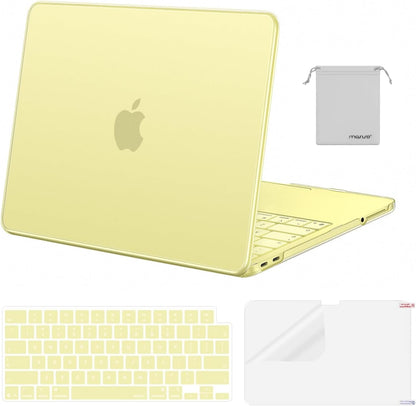 MOSISO Compatible with MacBook Neo Case 13 inch 2026 Release Model A3404 with A18 Pro Chip, 4 in 1 Kit Precision Fit Crack & Scratch Resistant Protective Hard Shell Case Cover, Crystal Clear