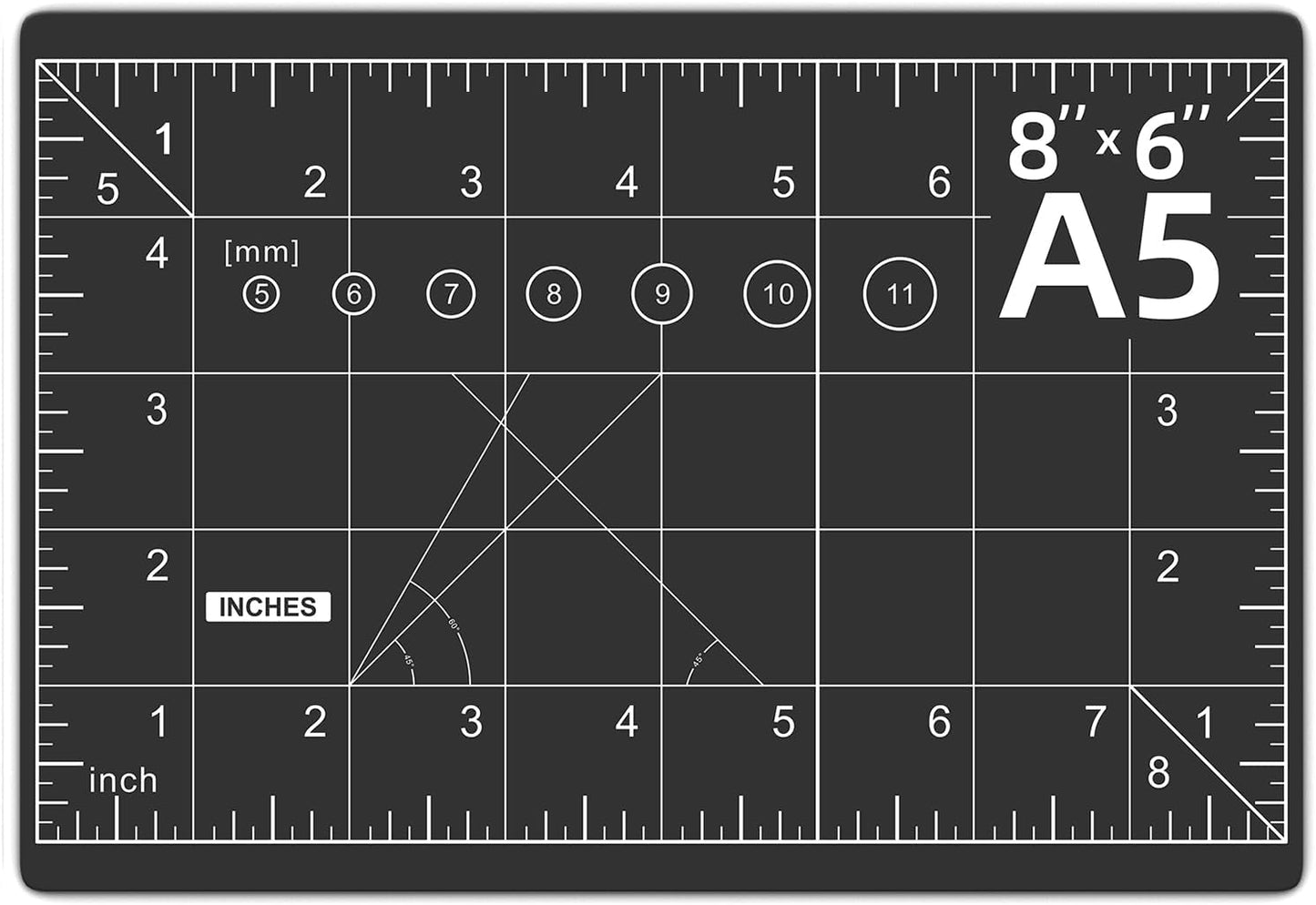 DIYSELF Cutting Mat 12in×18in, Cutting Mats for Crafts, Self Healing Cutting Mat A3, Fabric Cutting Mats Double Side for Sewing, Quilting, Craft Mat for Desktop, Matting & Mounting Materials