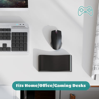 Wooden Wrist Rest, 11.8-inch Length and 22mm Thickness for Small Keyboard, Bamboo Wood Palm Rest, Ergonomic Design for Mechanical Gaming Keyboard