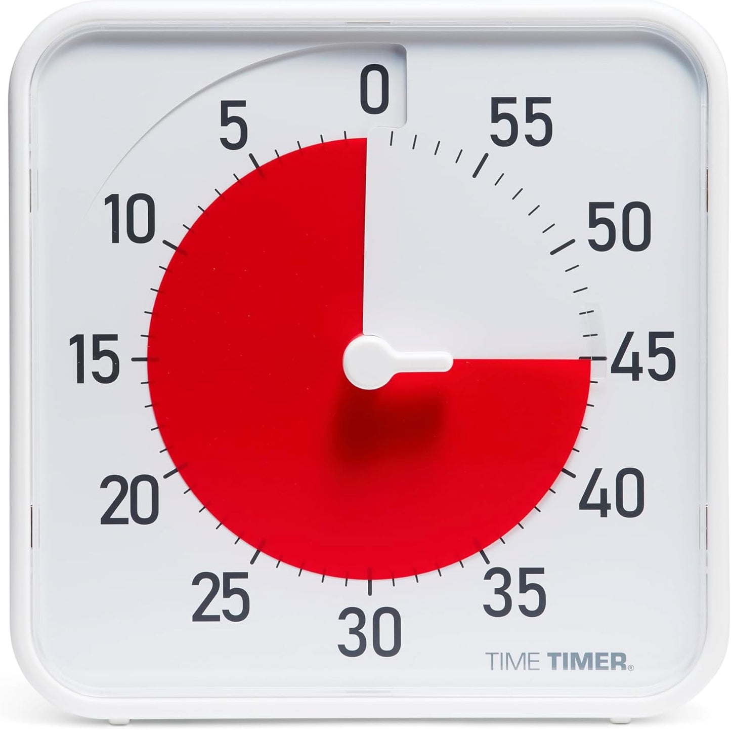TIME TIMER 12 inch Visual Timer 60 Minute Kids Desk Countdown Clock with Dry Erase Activity Card, Also Magnetic for Classroom, Homeschooling Study Tool, Task Reminder, Home and Kitchen Timer