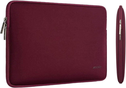 MOSISO Laptop Case 13.3 inch, 13-13.3 inch Laptop Sleeve Bag Compatible with MacBook Air/Pro 13/Pro 14 M5 M4 M3 M2 M1, HP Dell ASUS Lenovo, Neoprene Computer Sleeve Bag with Small Case, Baby Pink - Colors A