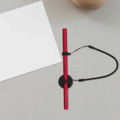 2pcs Pen Leash, Retractable Stylus Tether Lanyard with Adhesive Base, Elastic Security Strap for Tablets. Anti-lost Writing Pen Holder Link for Touchscreen Drawing, Office Desk Accessories
