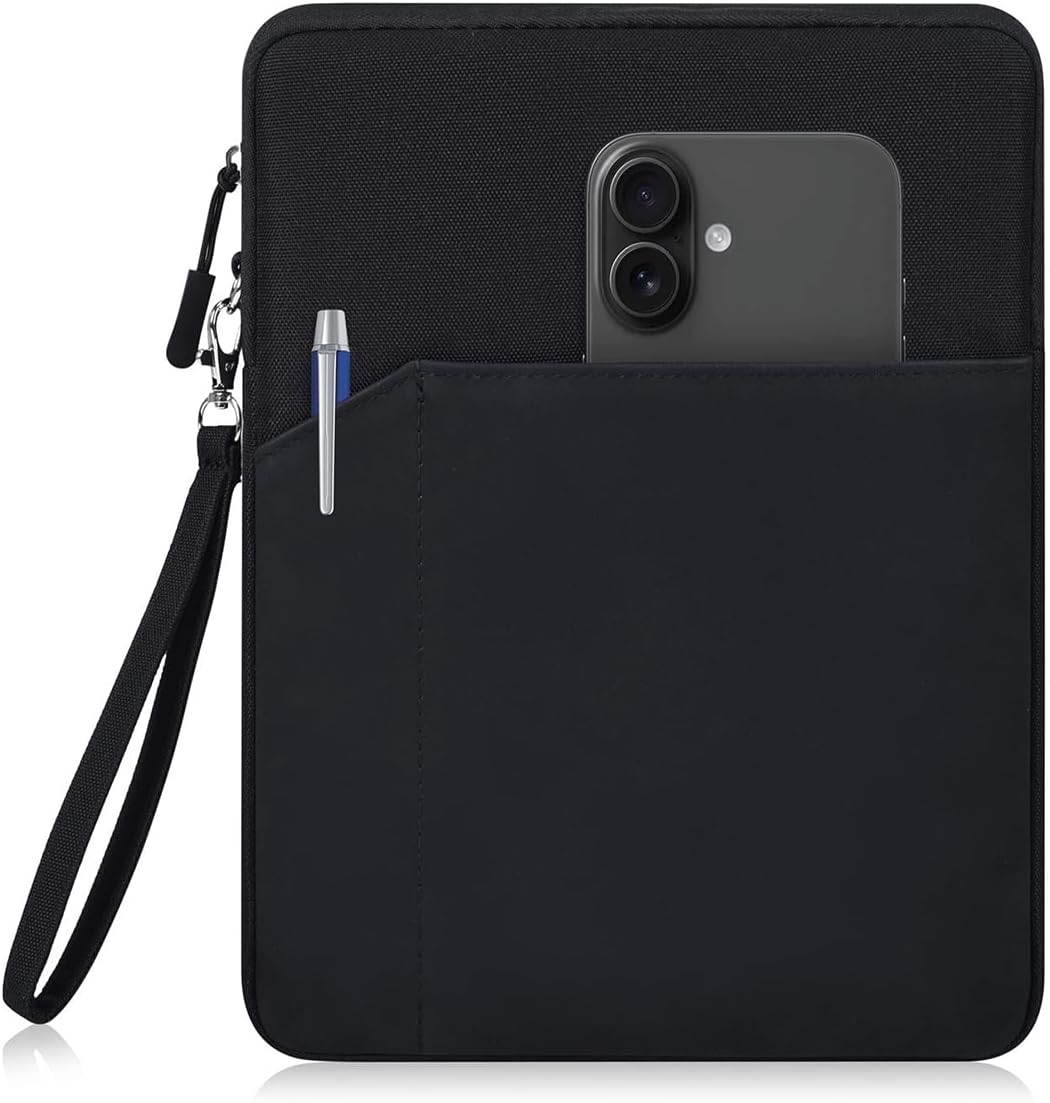 CAAORDKSO 9-11 Inch Tablet Sleeve Case, Tablet Bag Carrying Travel Pouch for iPad 11-inch A16 2025, 11 inch iPad Air M3 M2 / Pro M4, 10.2 10.9" iPad, Galaxy Tab S8/S9 11"/ Galaxy Tab A9+ Bag, Purple