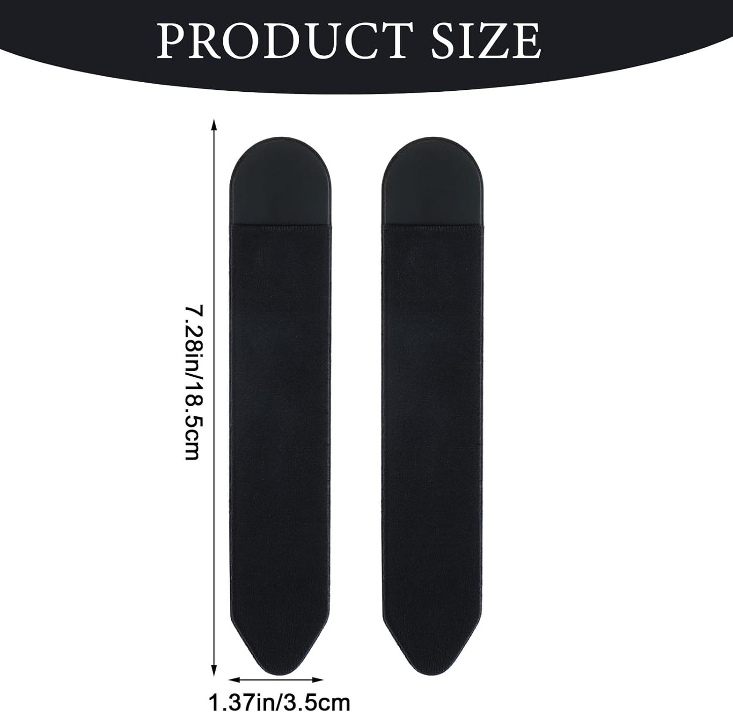 2PCS Pen Sleeve, Stylus Holder for Phone, Elastic Tablet Pen Holder for Tablets, Scratch, Dust and Shock Protection, Compatible with Pencil Pro, 1st/2nd Gen, USB-C, Black