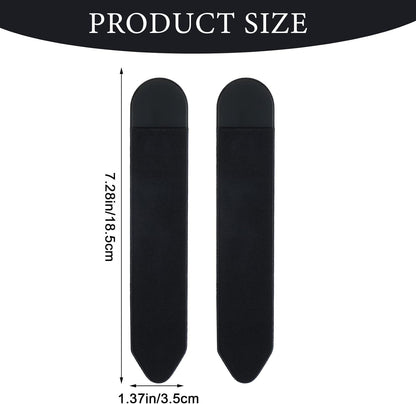 2PCS Pen Sleeve, Stylus Holder for Phone, Elastic Tablet Pen Holder for Tablets, Scratch, Dust and Shock Protection, Compatible with Pencil Pro, 1st/2nd Gen, USB-C, Black