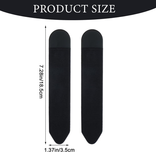 2PCS Pen Sleeve, Stylus Holder for Phone, Elastic Tablet Pen Holder for Tablets, Scratch, Dust and Shock Protection, Compatible with Pencil Pro, 1st/2nd Gen, USB-C, Black