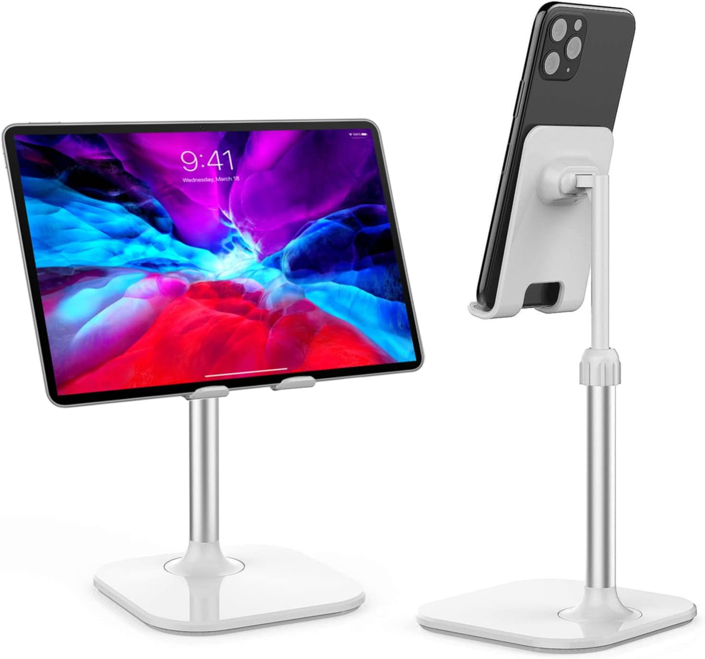 Doboli Cell Phone Stand, Valentine's Day Gifts for Teens Girls Boys Adults Women Men Mom Wife, Phone Stand for Desk, Phone Holder Stand Compatible with iPhone and All Mobile Phones Tablet, Pink