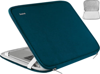 Laptop Sleeve 15.6 Inch, Durable Shockproof Protective Cover Flip Case Briefcase Carrying Computer Bag Case Compatible with 15.6 Inch HP, ASUS, Lenovo, Acer, Notebook, Computer, Black