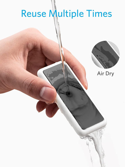 Anker Multipurpose Cord Keeper - 5 Clips for Lightning, USB C, Micro Cables & Other Wires - Sticks to Wood, Marble, Metal, Glass (White, 1 Pack)