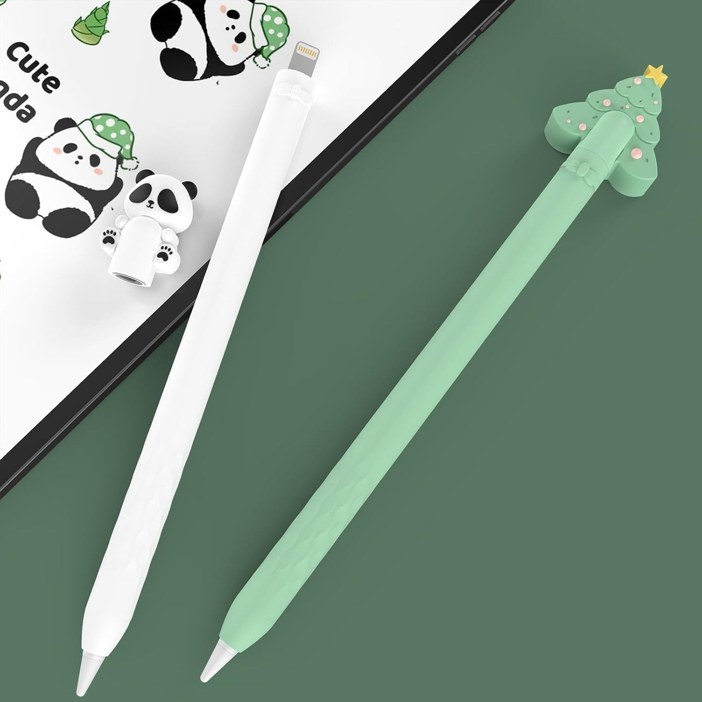 NIUTRENDZ Cute Bear Apple Pencil Case for Apple Pencil 2nd Generation Case Silicone Protective Cover Sleeve Skin Accessories (Brown, Apple Pencil 2nd Generation)