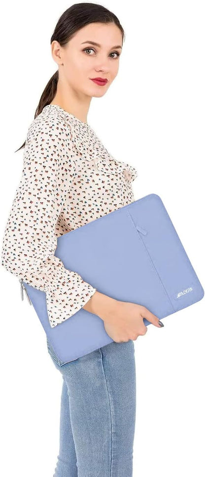 MOSISO Laptop Case 15 inch, 15 inch Laptop Sleeve Compatible with MacBook Air M5 A3448 M4 A3241 M3 A3114 M2 A2941 2026-2023, Dell XPS, Polyester Vertical Computer Sleeve Bag with Pocket, Black - Colors B