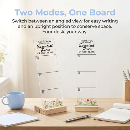 Sticky Note Holder Acrylic Monitor Memo Board Desk Organizers and Accessories Desk Decor Post It Note Holder with 200Pcs Sticky Notes Funny Sarcastic Office Positive Desk Sign