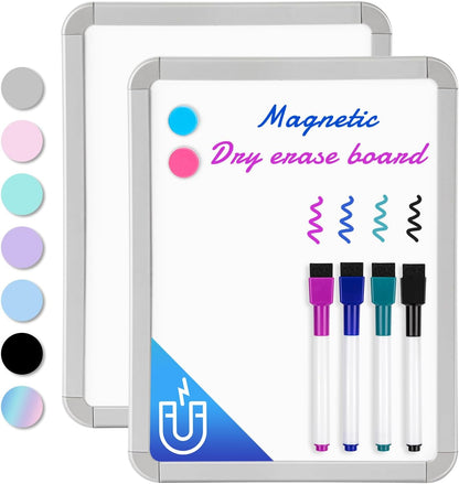 VUSIGN Small Dry Erase Whiteboard, 8.5 x 11 Inches White Board for Kids, Students, Fridge, Locker, Mini Dry Erase Board