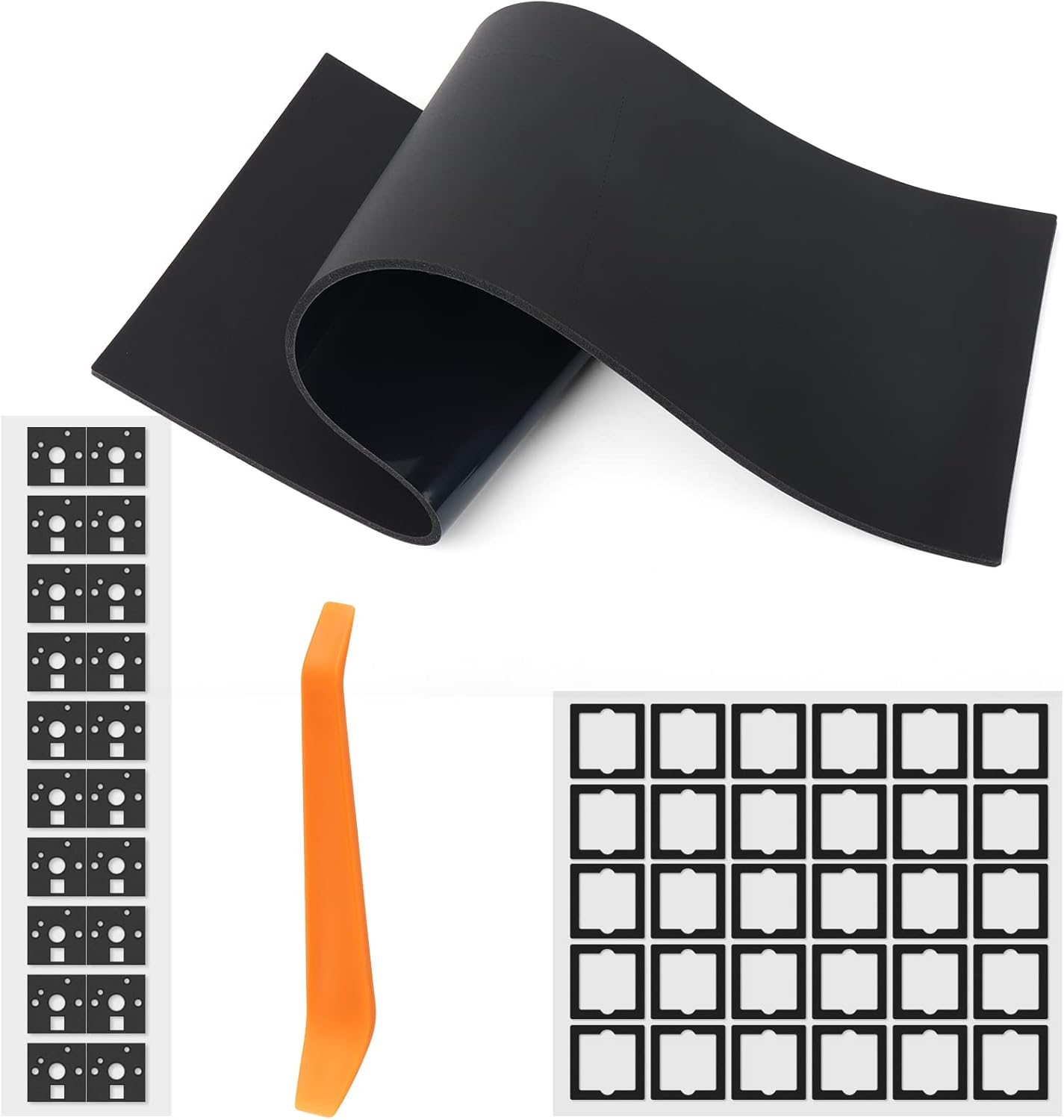 Sound Dampening Foam for Mechanical Keyboard Bottom, Made of YM40-Sponge (10mm Thick)