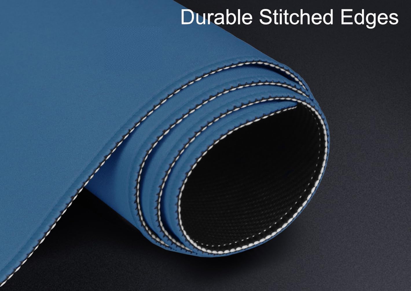 Large Gaming Mouse Pad, XXL Extended Computer Keyboard Mouse Mat with Stitched Edges, 31.5" x 15.7" Non-Slip Waterproof Rubber Base Office Big Long Mousepad for Work, Game, Office, Home, Black