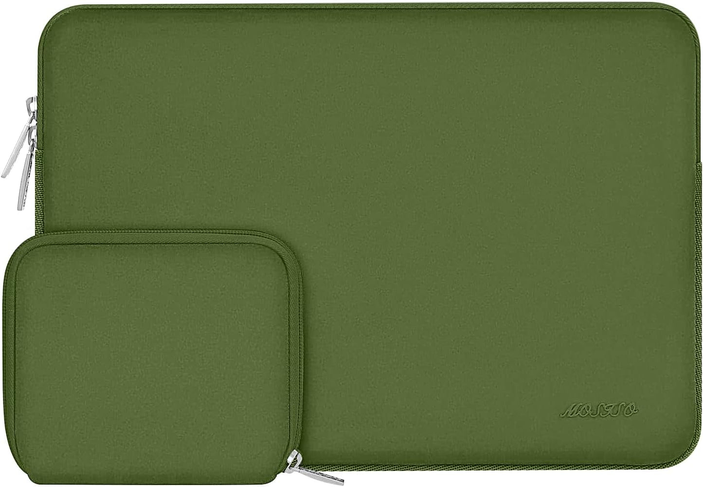 MOSISO Laptop Case 13.3 inch, 13-13.3 inch Laptop Sleeve Bag Compatible with MacBook Air/Pro 13/Pro 14 M5 M4 M3 M2 M1, HP Dell ASUS Lenovo, Neoprene Computer Sleeve Bag with Small Case, Baby Pink - Colors A